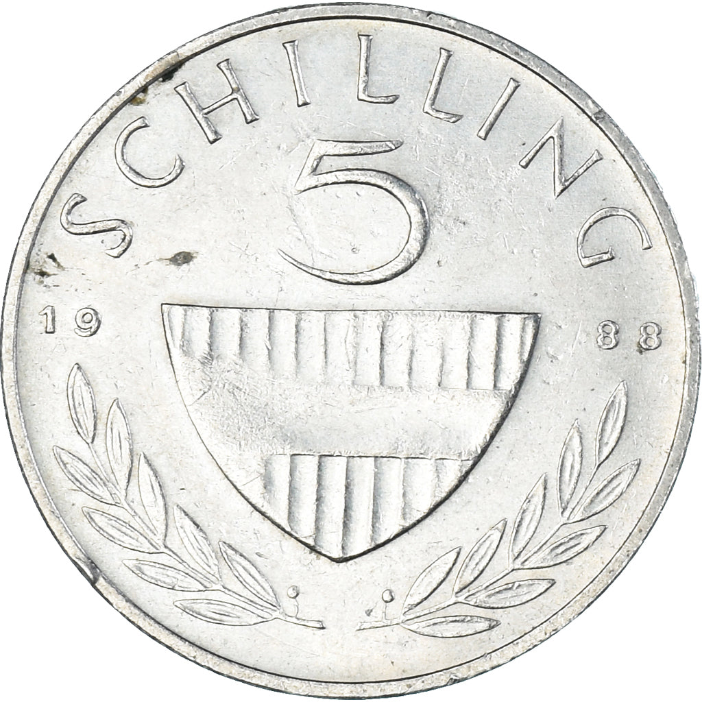 Moneta, Austria, 5 Schilling, 1988