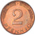 Moeda, Alemanha, 2 Pfennig, 1990
