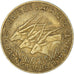 Coin, Central Africa, 5 Francs, 1984