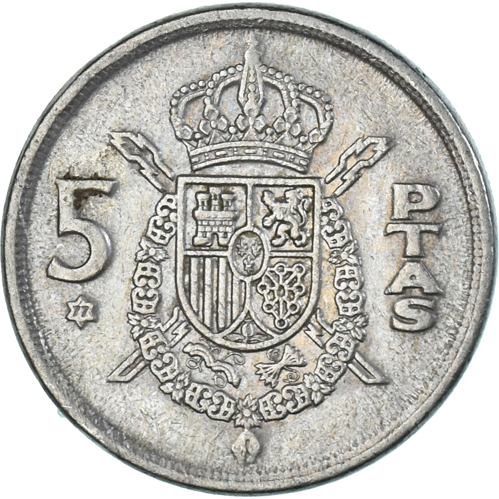 Moneda, España, 5 Pesetas, 1977