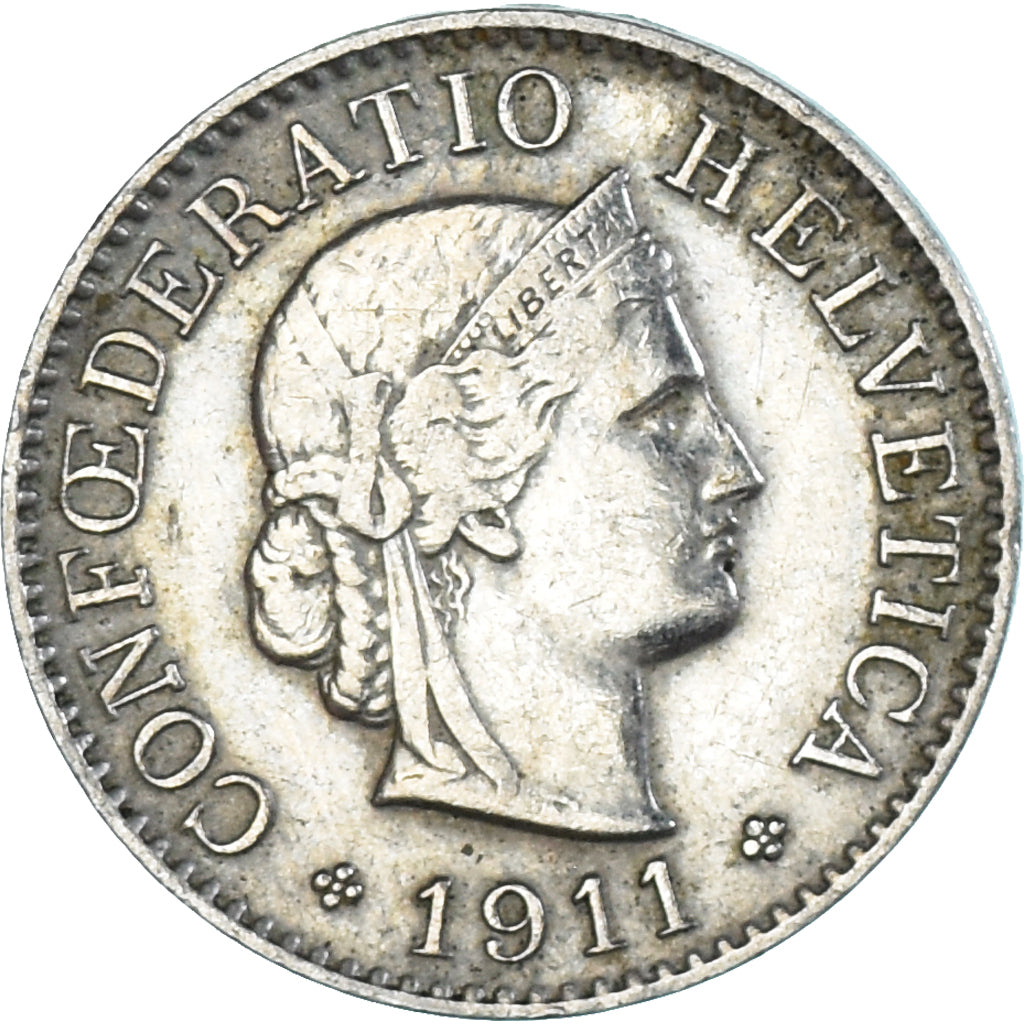 Coin, Switzerland, 5 Rappen, 1911