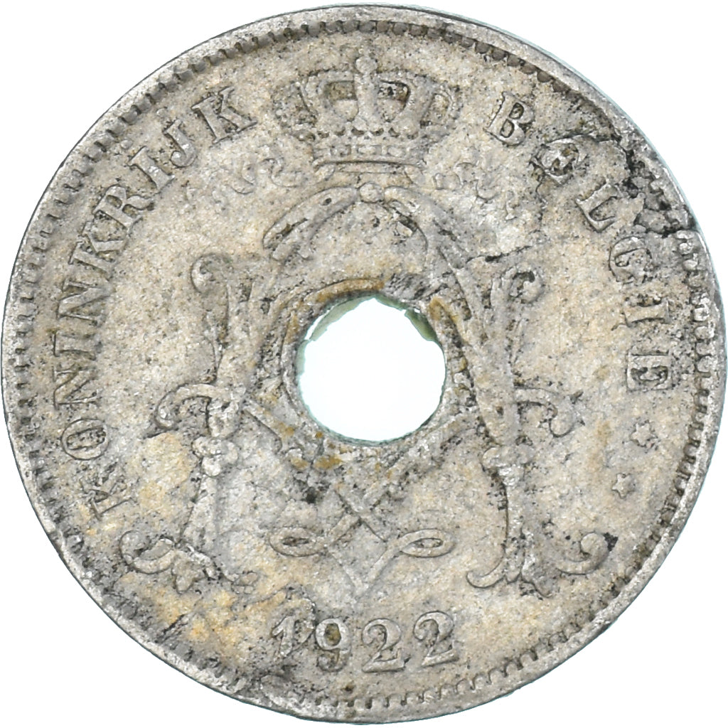 Münze, Belgien, 10 Centimes, 1922