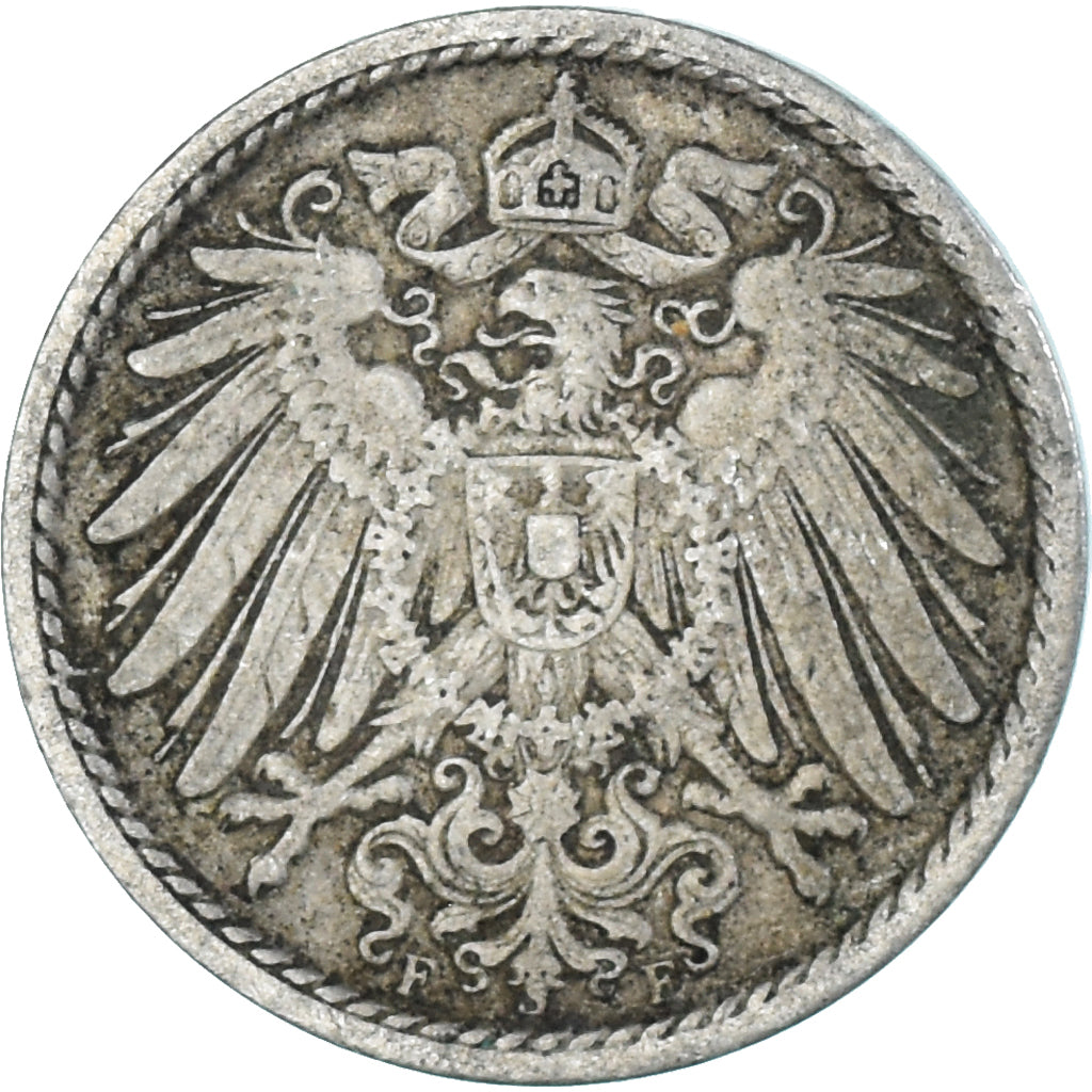 Coin, Germany, 5 Pfennig, 1899