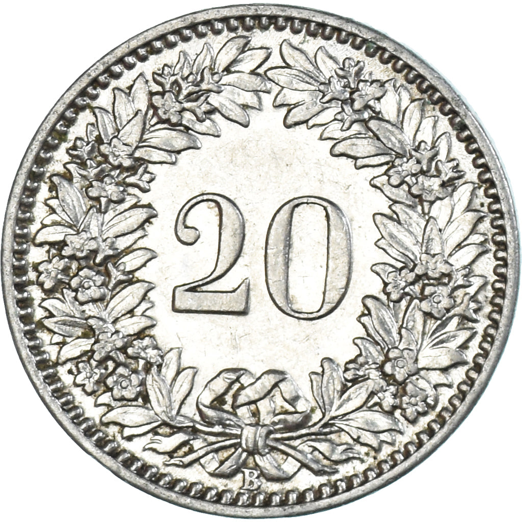 Moneda, Suiza, 20 Rappen, 1912