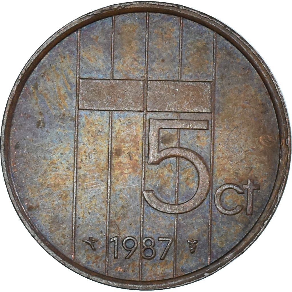 Münze, Niederlande, 5 Cents, 1987