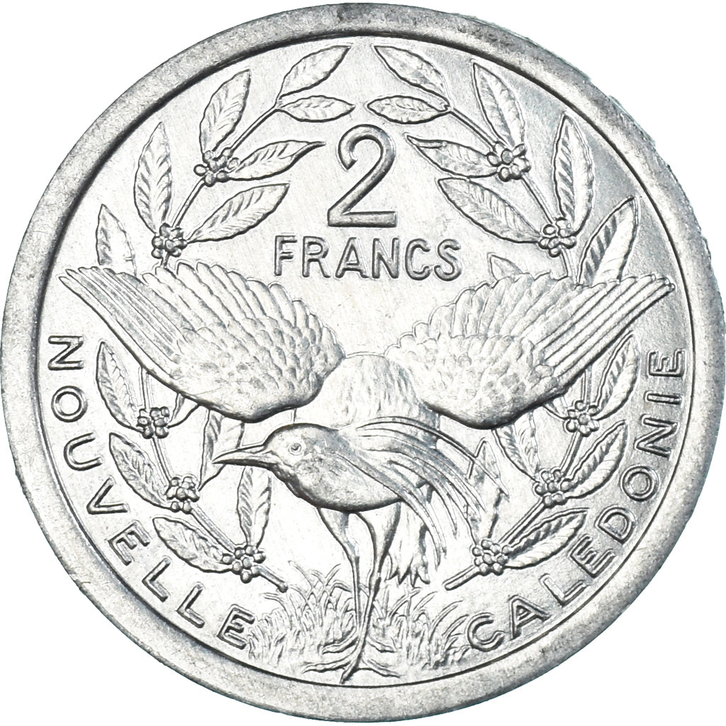 Moneta, Nuova Caledonia, 2 Francs, 1999