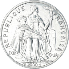 Coin, New Caledonia, 5 Francs, 2000