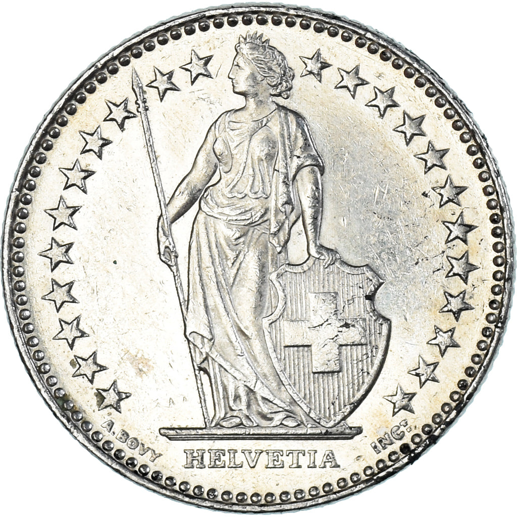 Moneda, Suiza, 2 Francs, 2012