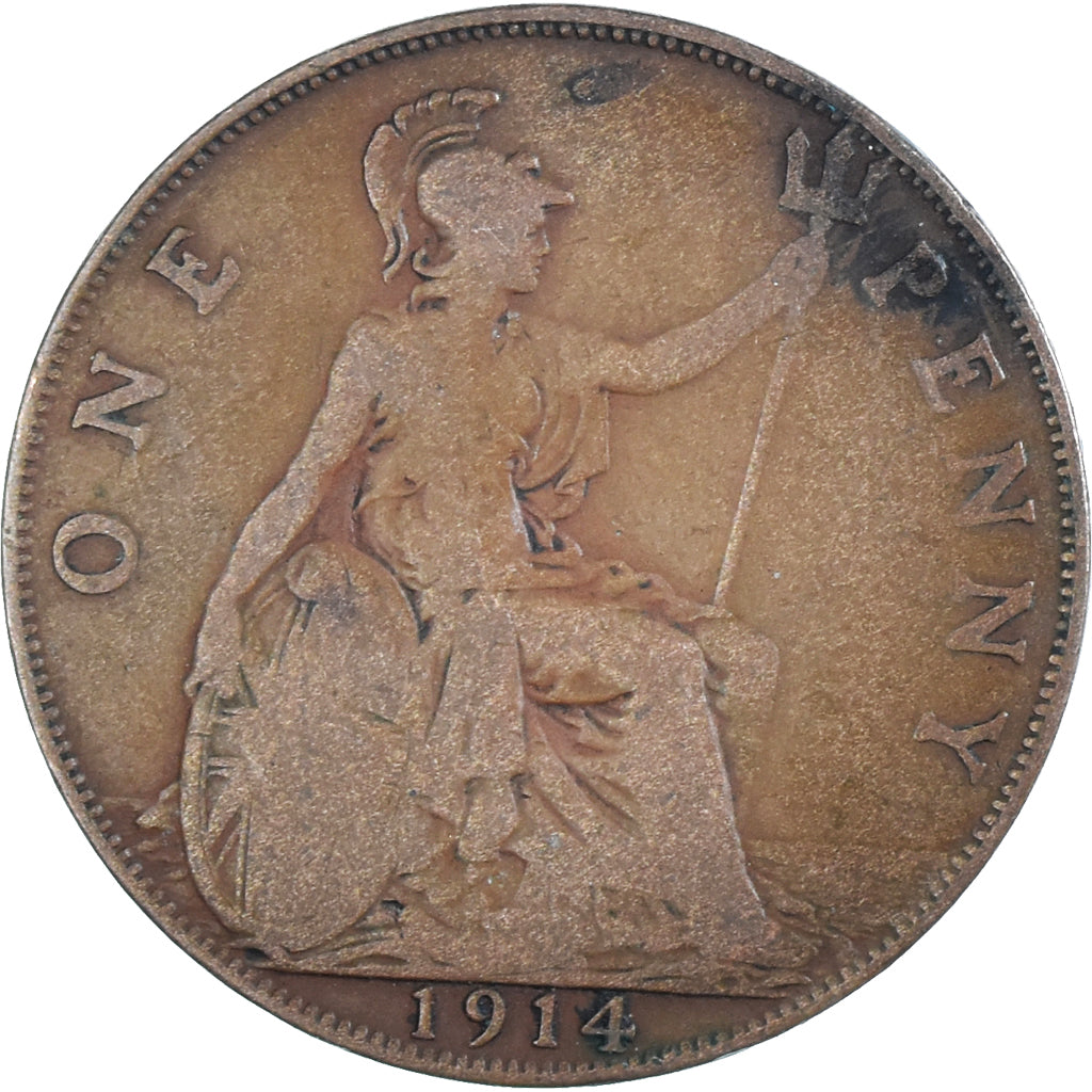 Moneta, Gran Bretagna, Penny, 1914