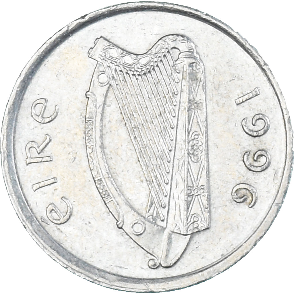 Moeda, Irlanda, 5 Pence, 1996