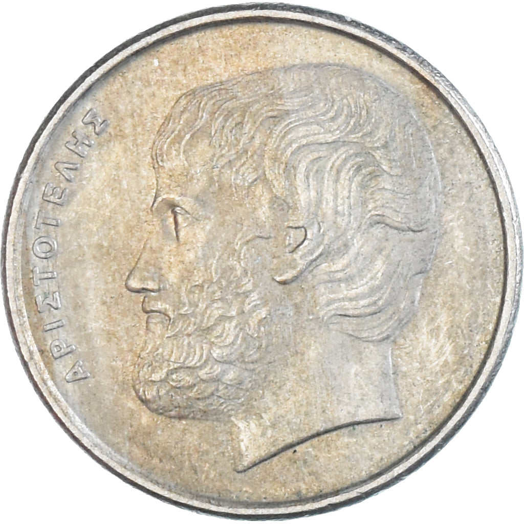 Moneda, Grecia, 5 Drachmes, 1990