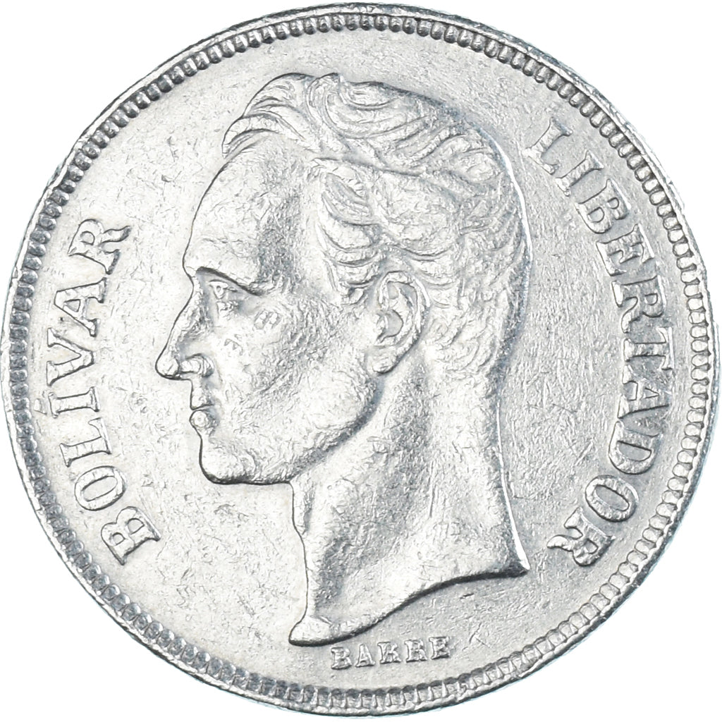 Moneda, Venezuela, 5 Bolivares, 1973