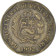 Coin, Peru, 20 Centimos, 1992