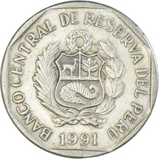 Coin, Peru, 50 Centimos, 1991