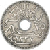 Coin, Tunisia, 25 Centimes, 1919