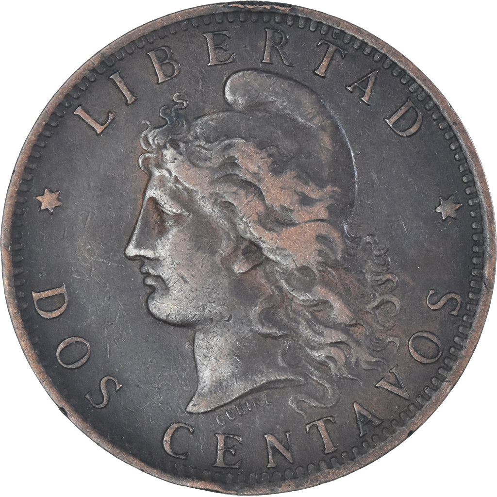Coin, Argentina, 2 Centavos, 1890
