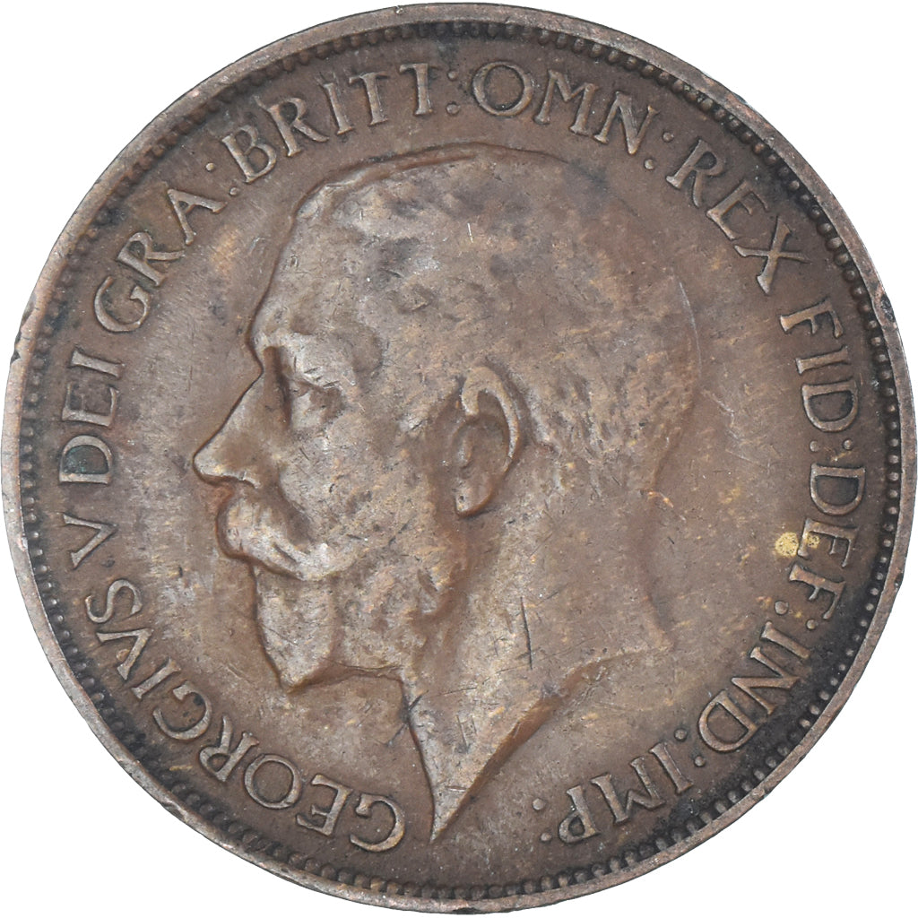 Moneta, Wielka Brytania, 1/2 Penny, 1915