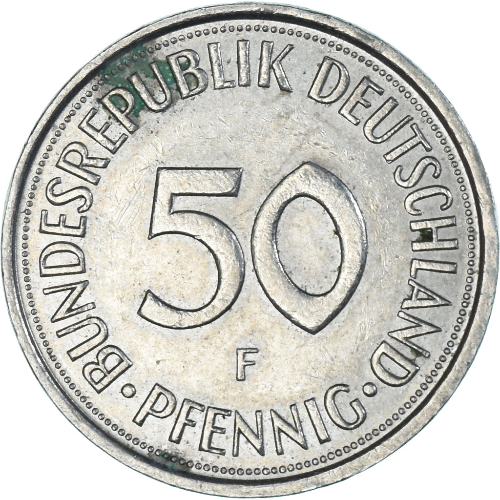 Monnaie, Allemagne, 50 Pfennig, 1983