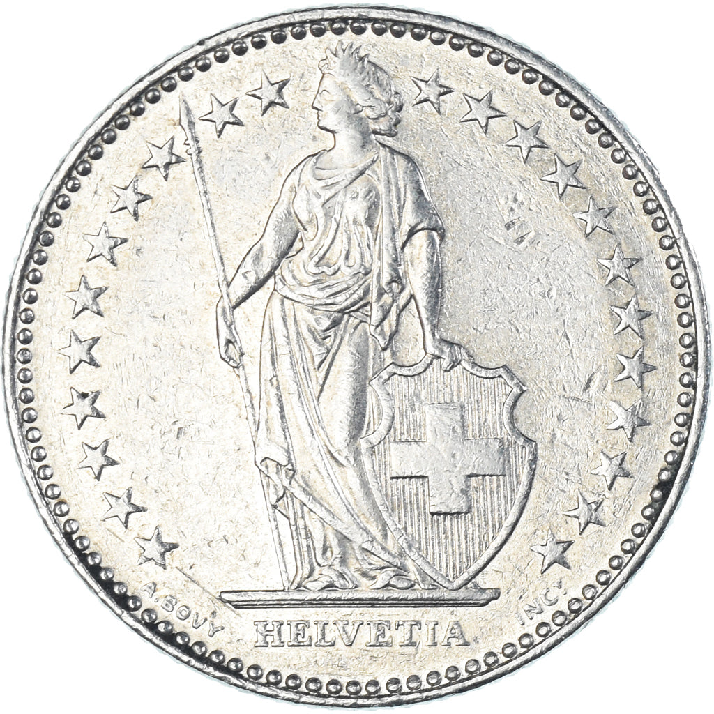 Moneta, Szwajcaria, 2 Francs, 1984