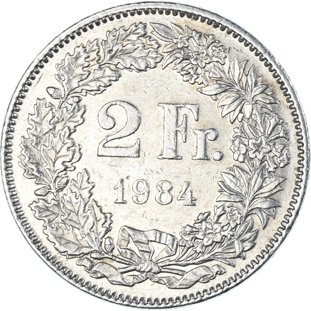 Moneta, Szwajcaria, 2 Francs, 1984