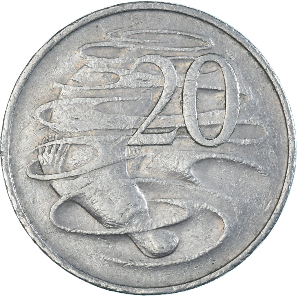 Moneta, Australia, 20 Cents, 1977