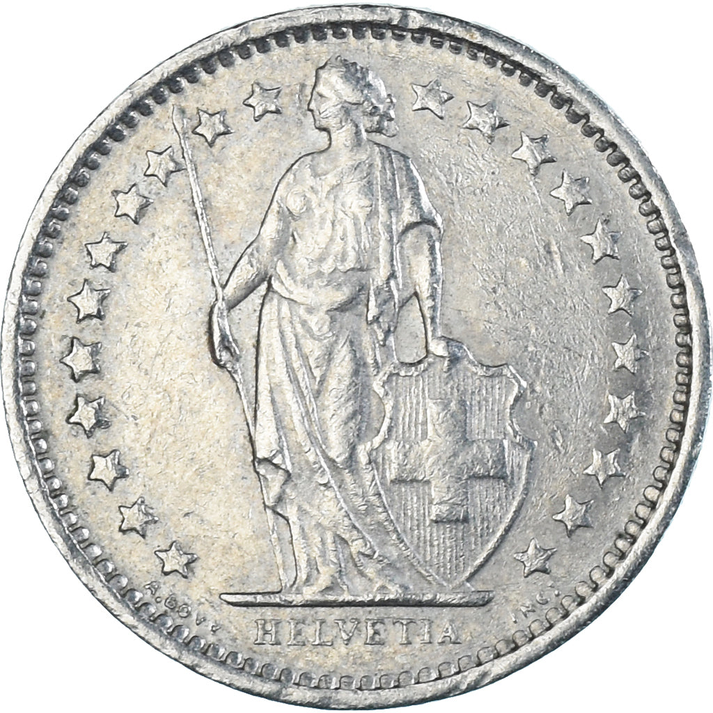 Moneta, Svizzera, 1/2 Franc, 1979