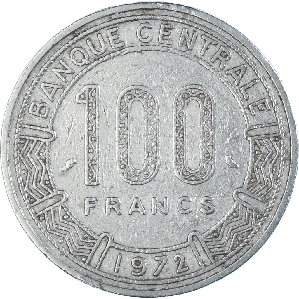 Monnaie, Tchad, 100 Francs, 1972