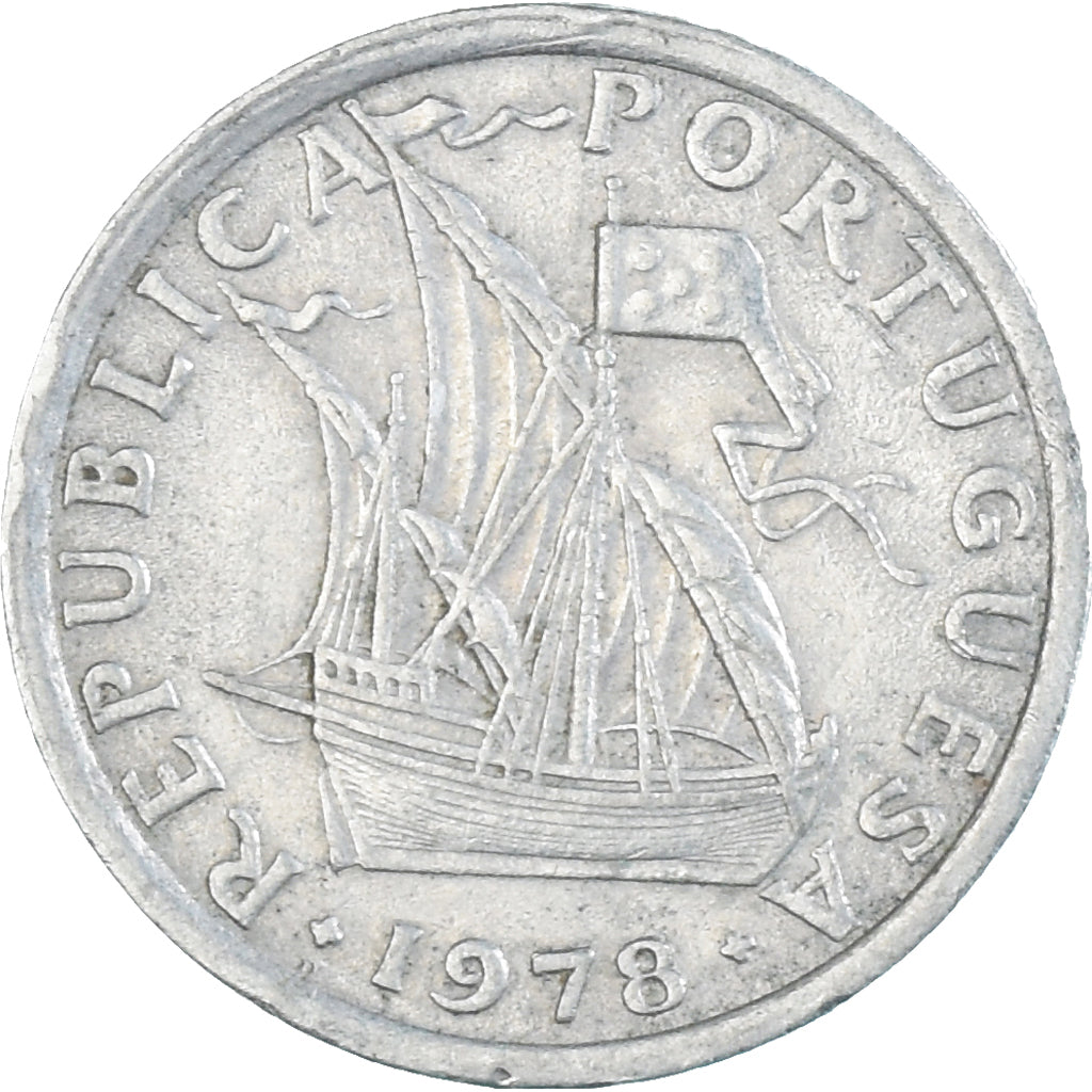 Münze, Portugal, 2-1/2 Escudos, 1978