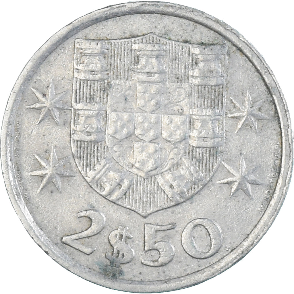 Münze, Portugal, 2-1/2 Escudos, 1978