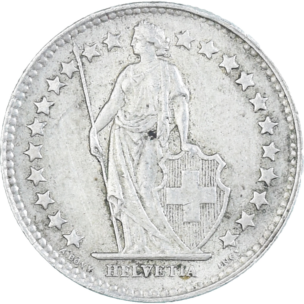 Monnaie, Suisse, 1/2 Franc, 1956