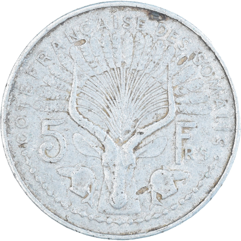 Coin, Somaliland, 5 Francs, 1959