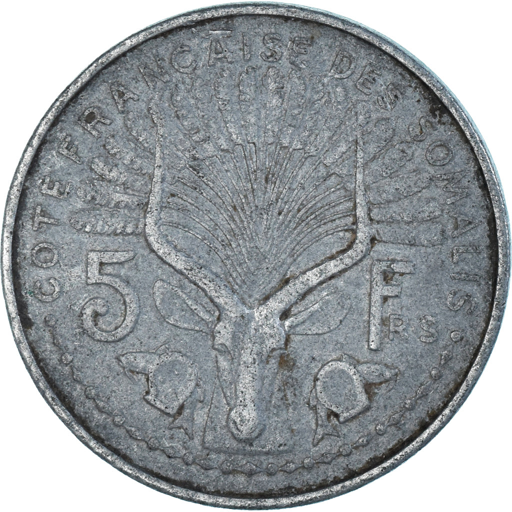 Munten, Somaliland, 5 Francs, 1965