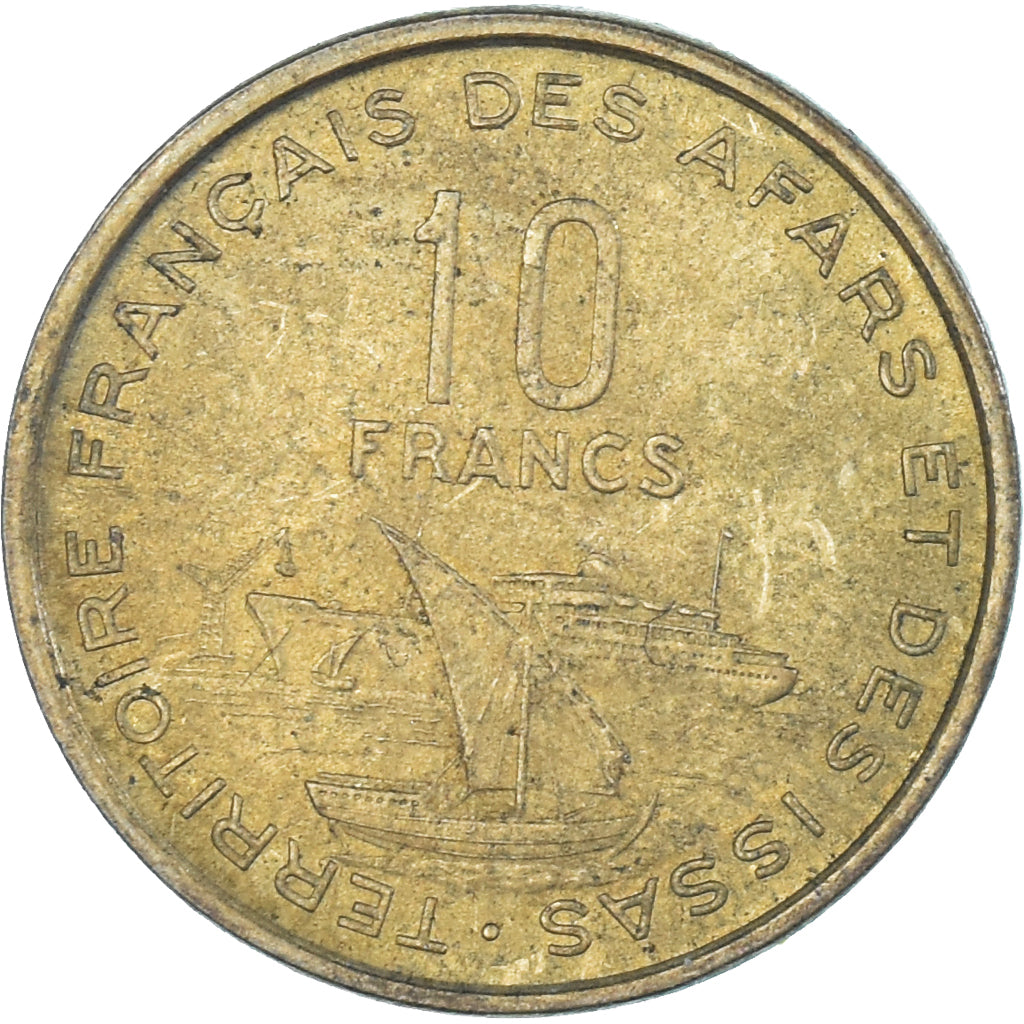 Coin, FRENCH AFARS & ISSAS, 10 Francs, 1970