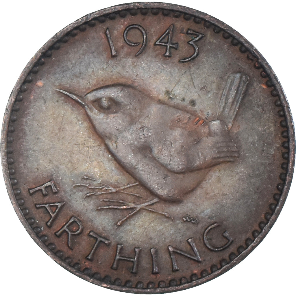 Moneta, Wielka Brytania, Farthing, 1943