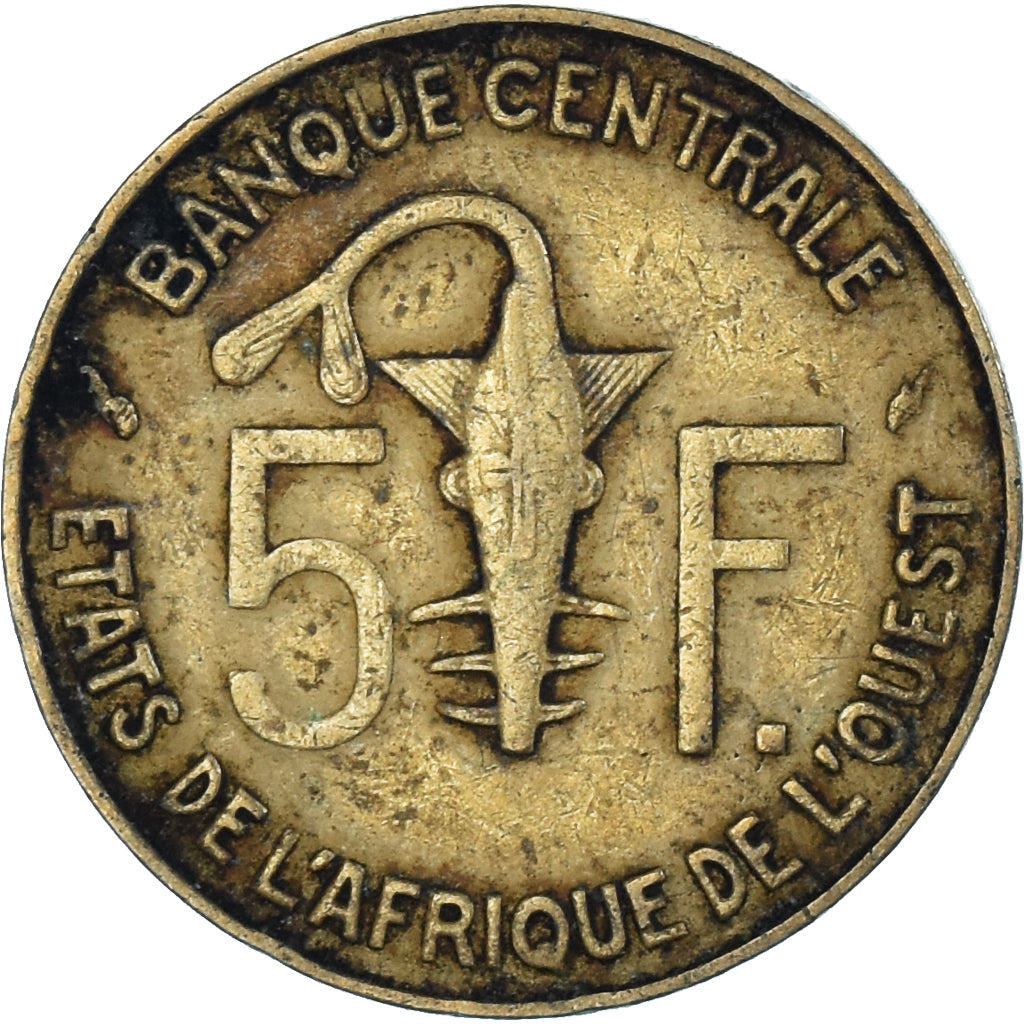 Moeda, Estados da África Ocidental, 5 Francs, 1978