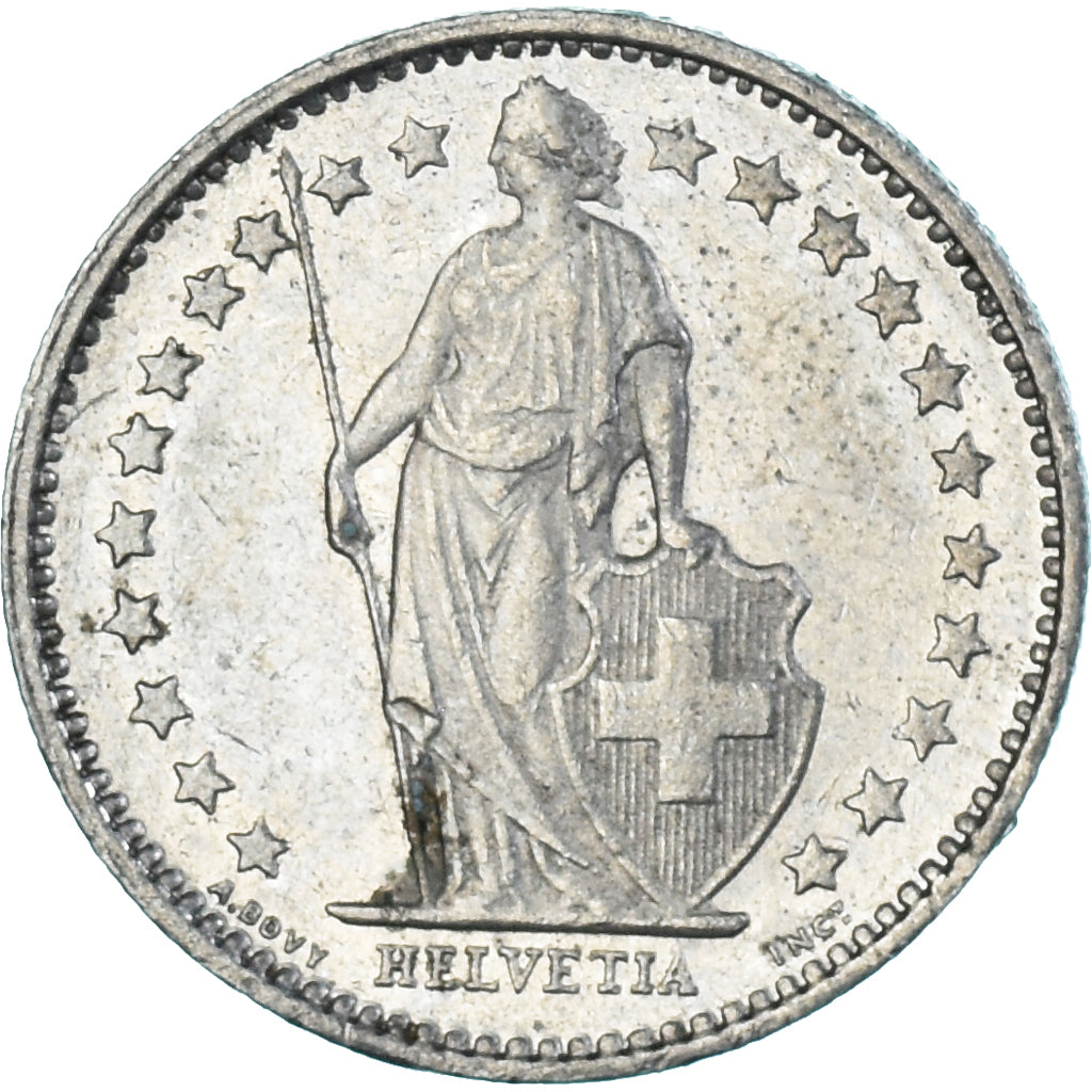 Moneta, Szwajcaria, 1/2 Franc, 1982