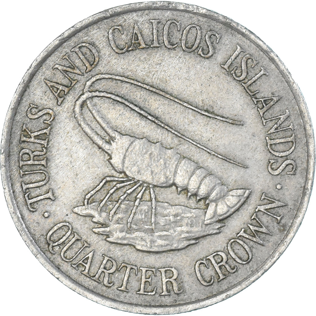 Coin, TURKS & CAICOS ISLANDS, 1/4 Crown, 1981