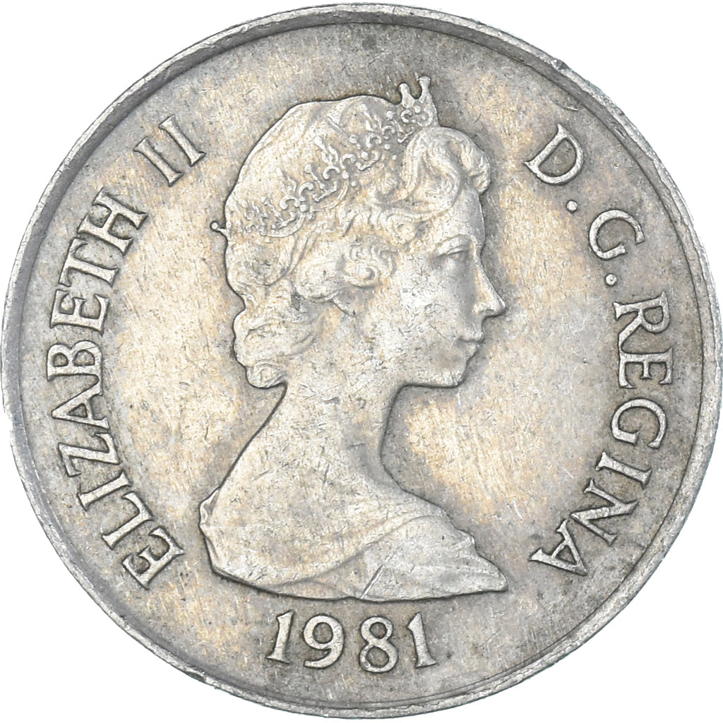 Monnaie, Îles Turks et Caïques, 1/4 Crown, 1981