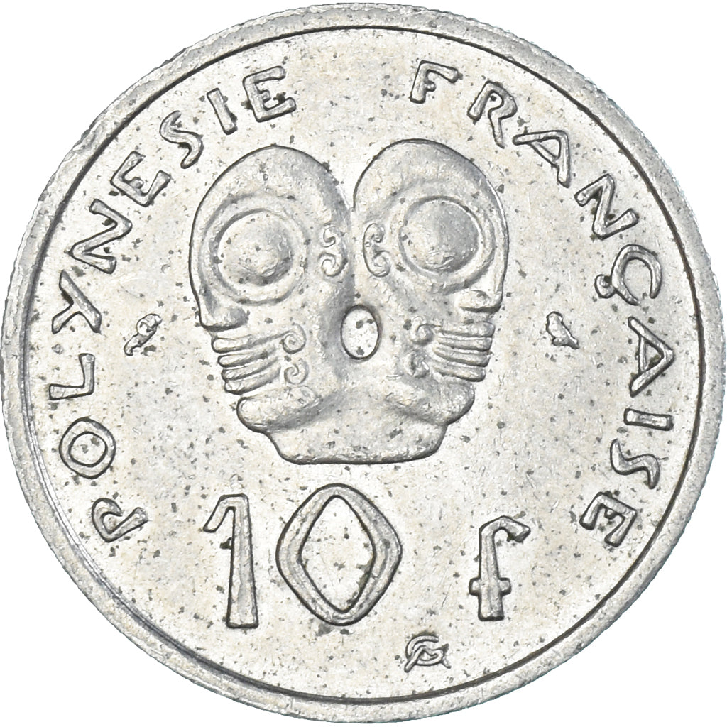 Coin, French Polynesia, 10 Francs, 1967