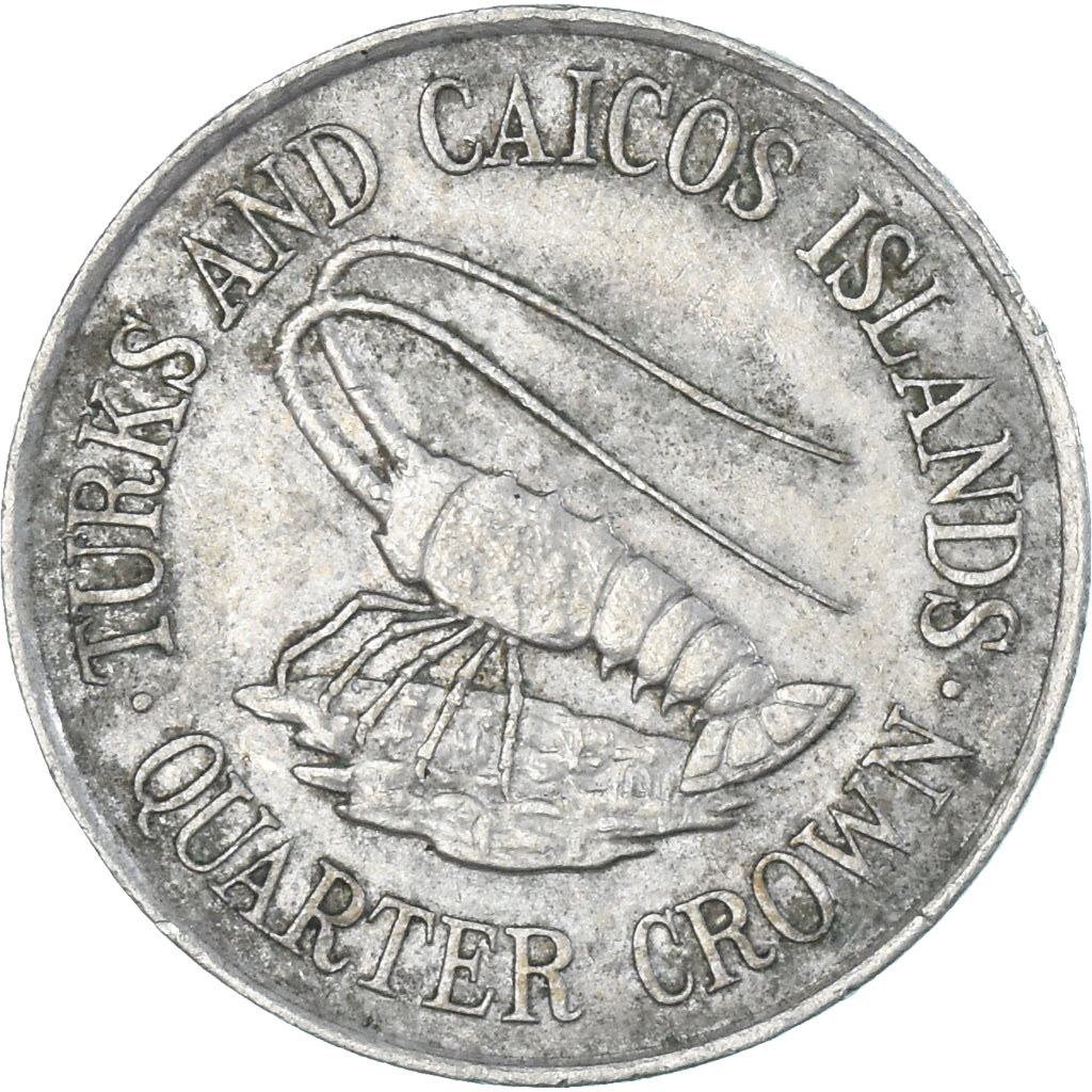 Coin, TURKS & CAICOS ISLANDS, 1/4 Crown, 1981