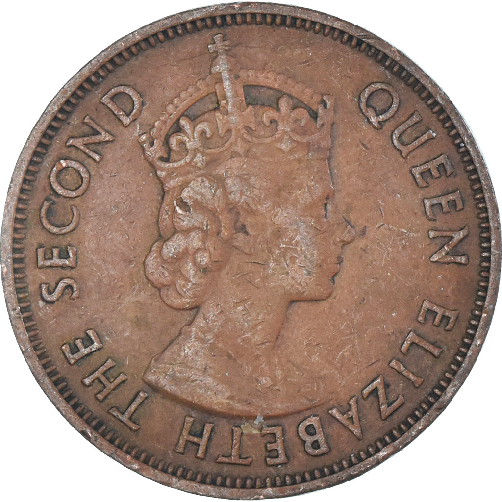 Coin, Mauritius, 5 Cents, 1971