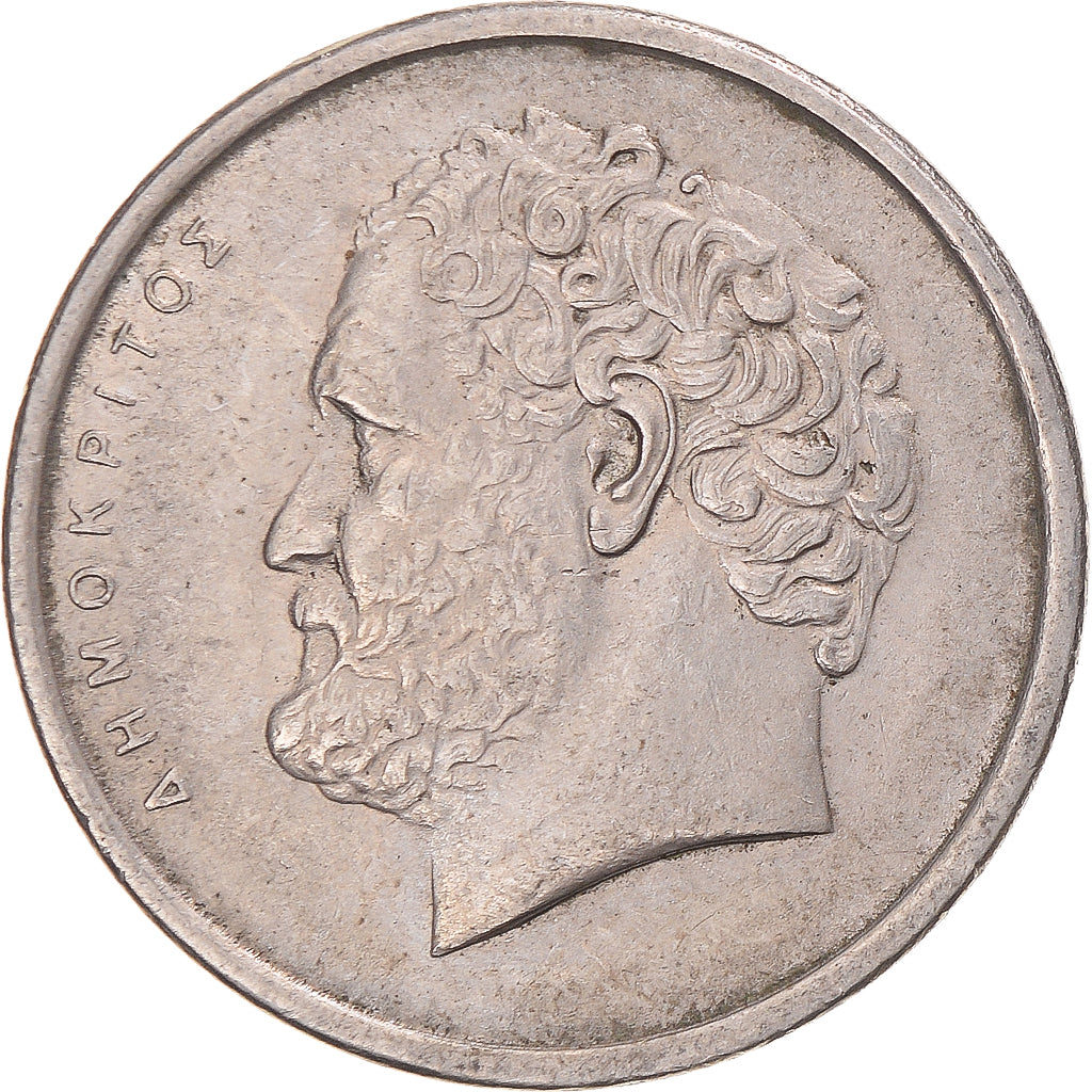 Moeda, Grécia, 10 Drachmai, 1980