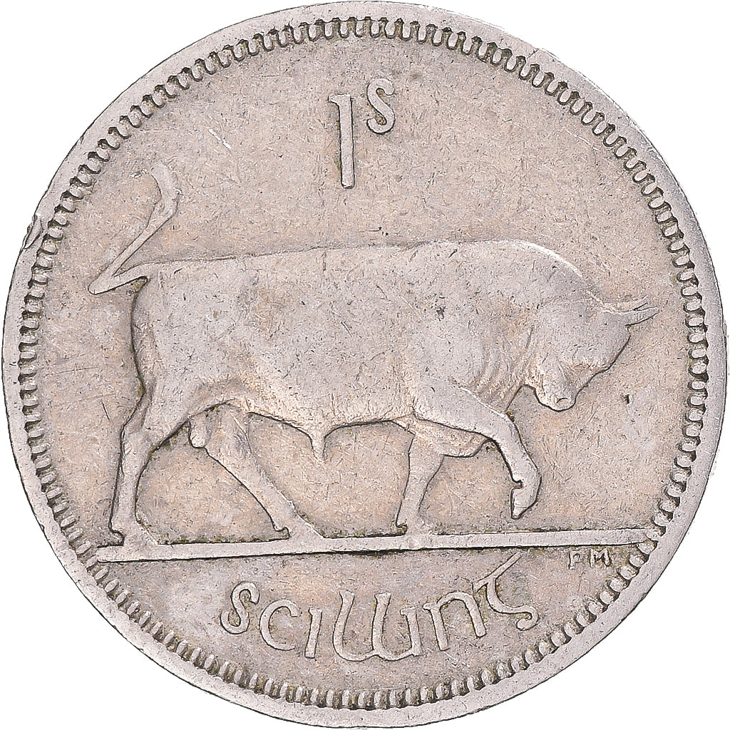 Moneda, Irlanda, Shilling, 1962