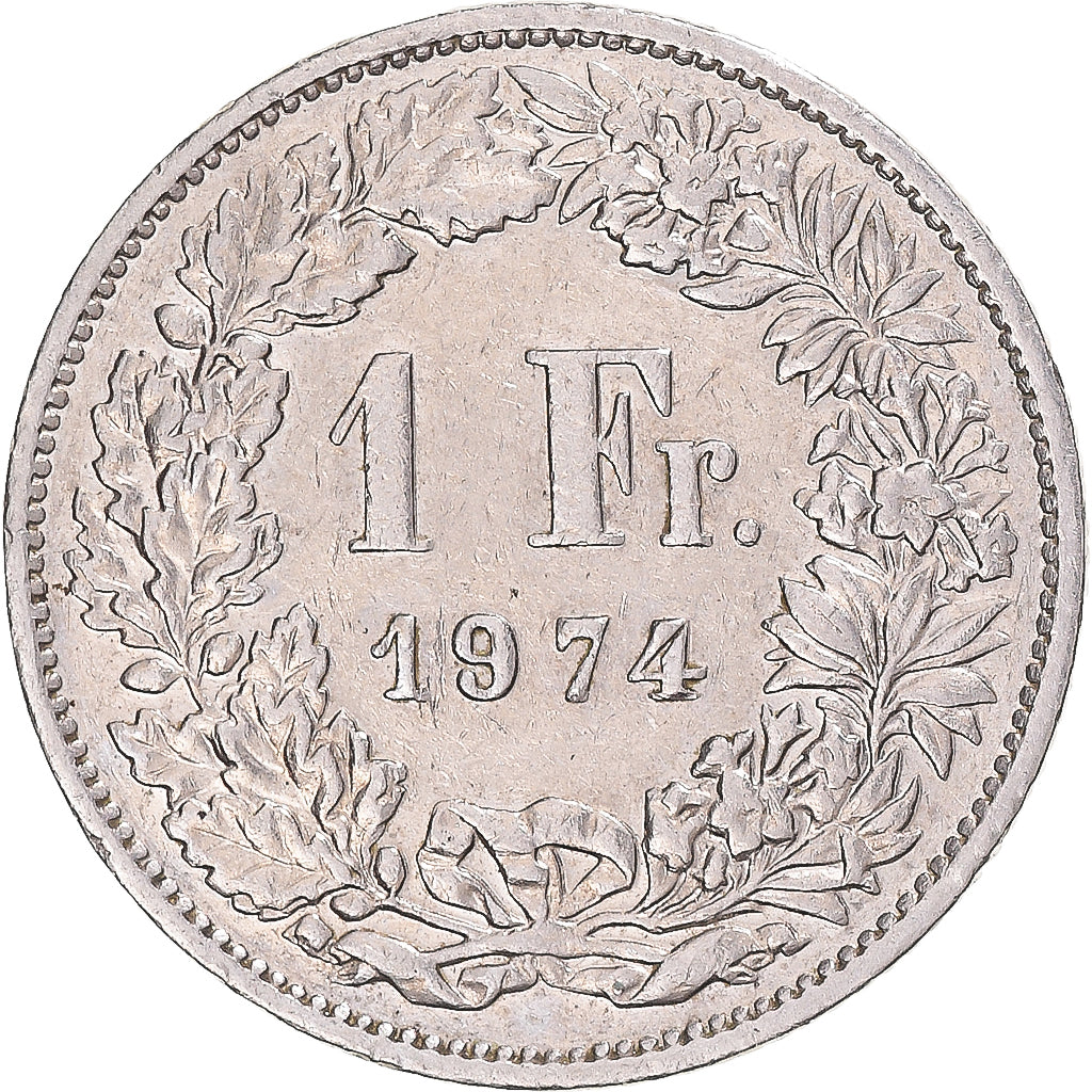Münze, Schweiz, Franc, 1974