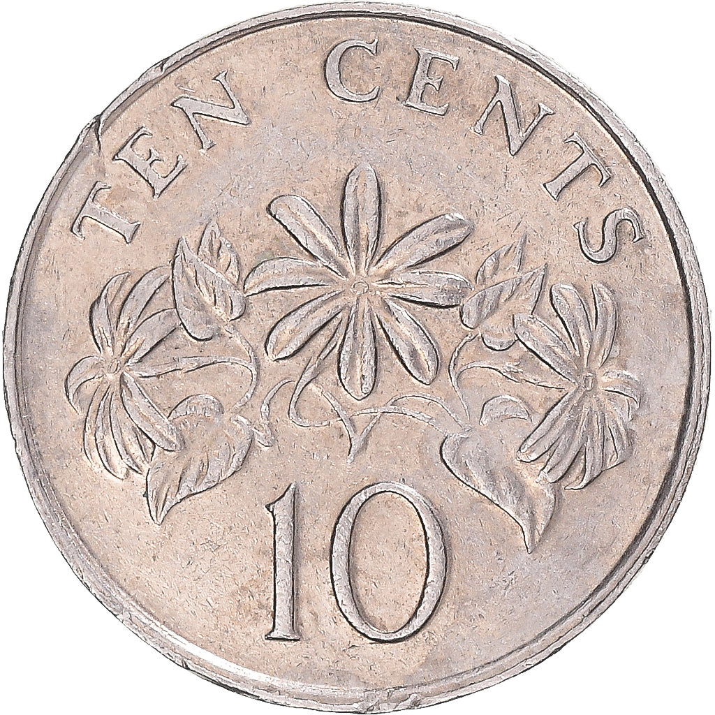 Moneta, Singapore, 10 Cents, 1989