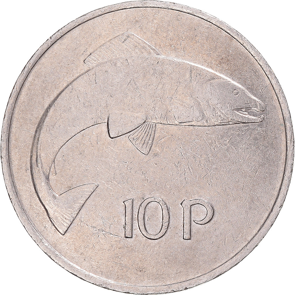Münze, Ireland, 10 Pence, 1982
