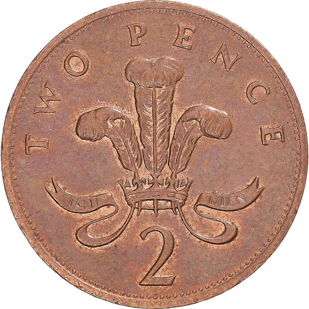 Monnaie, Grande-Bretagne, 2 Pence, 1990