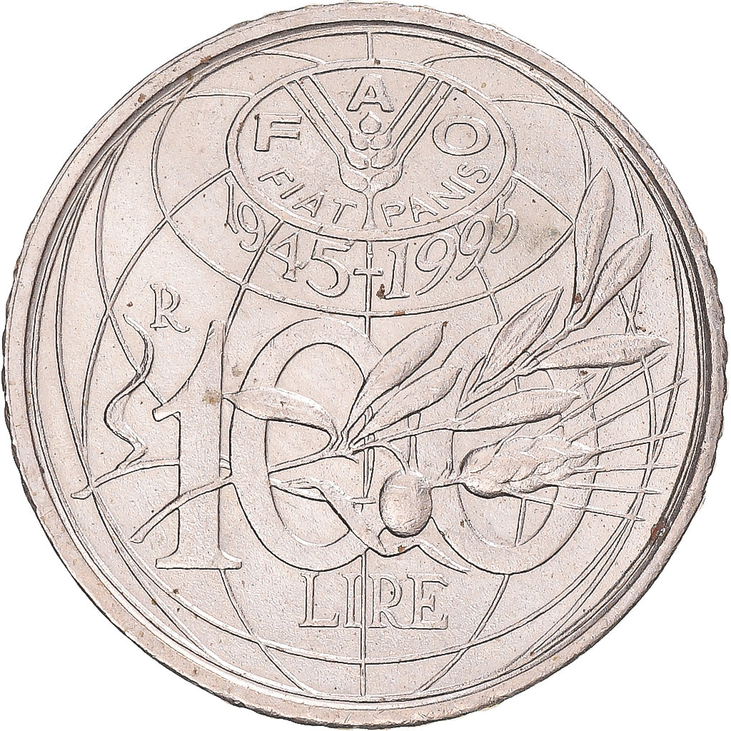 Moneta, Italia, 100 Lire, 1995
