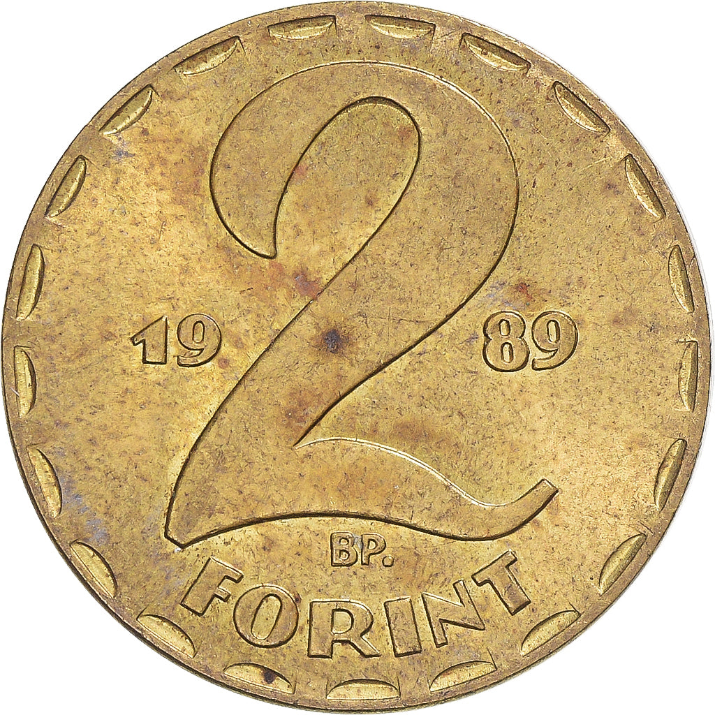 Münze, Ungarn, 2 Forint, 1989