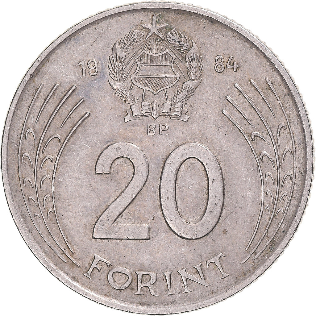 Moneta, Ungheria, 20 Forint, 1984